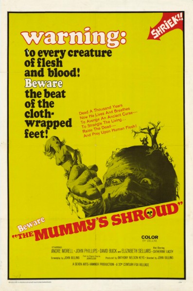 Affiche - DANS LES GRIFFES DE LA MOMIE - 70x105cm