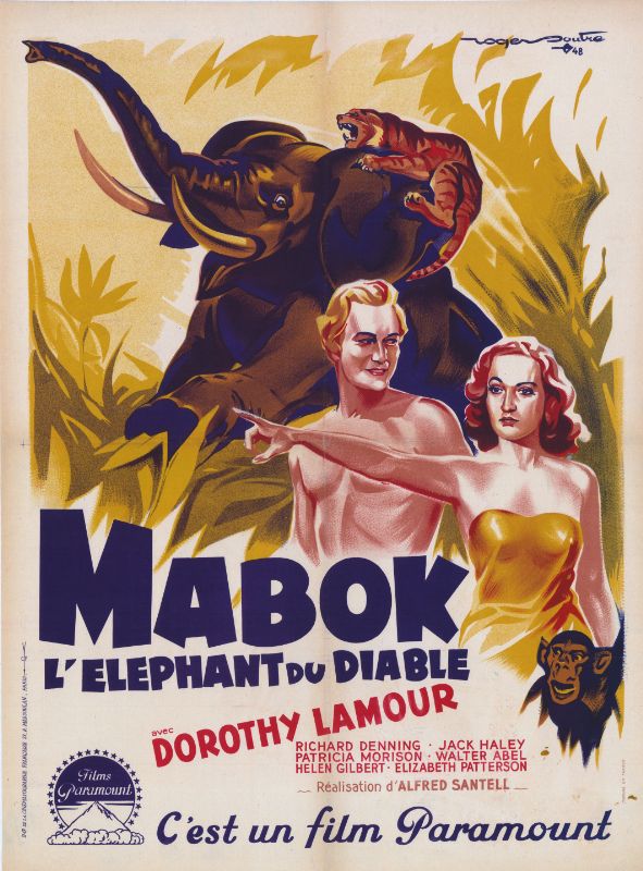 Repro 30x40cm - MABOK, L'ELEPHANT DU DIABLE - Française
