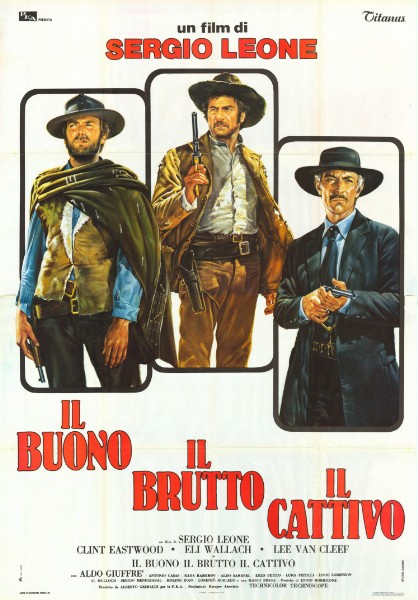 Repro 30x40cm - BON LA BRUTE ET LE TRUAND (le) - Italienne