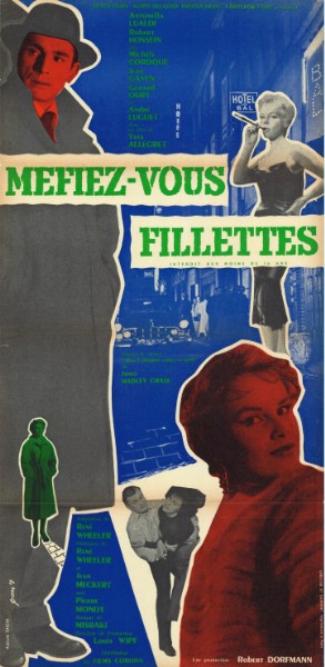 Affiche - MEFIEZ-VOUS FILLETTES - 40x80cm