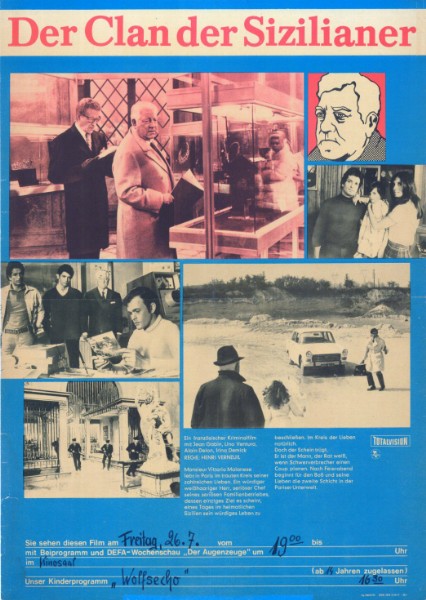 Affiche - CLAN DES SICILIENS (le) - 40x60cm