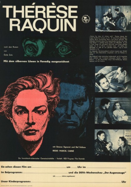 Repro 30x40cm - THERESE RAQUIN - R.D.A.