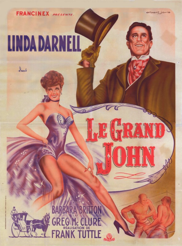 Repro 30x40cm - GRAND JOHN (le) - Française
