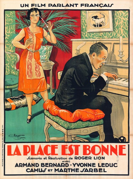 Repro 30x40cm - PLACE EST BONNE (la) - Française