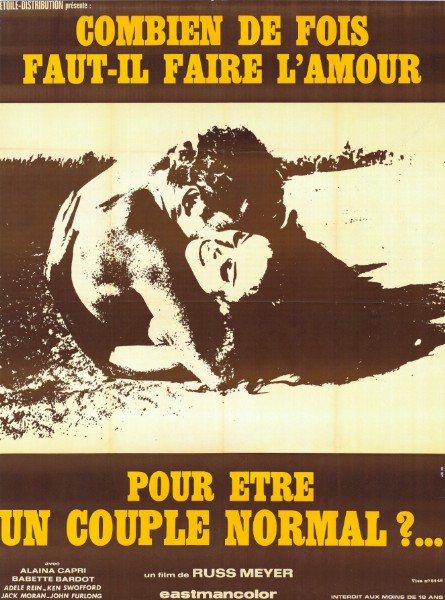 Affiche - COMBIEN DE FOIS FAUT-IL FAIRE L'AMOUR… - 120x160cm