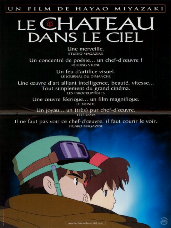 Affiche - CHATEAU DANS LE CIEL (Le) - 40x55cm B
