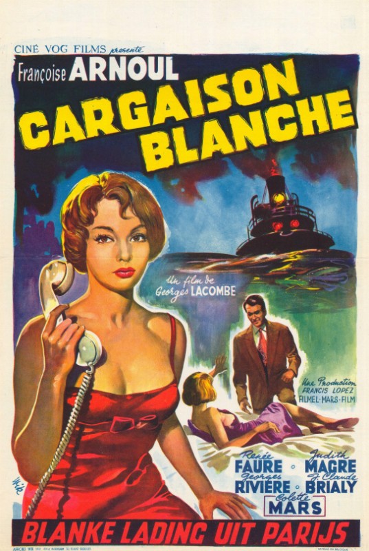 Repro 30x40cm - CARGAISON BLANCHE - Belge
