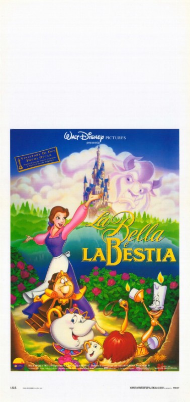 Affiche - BELLE ET LA BETE (la) - 33x71cm
