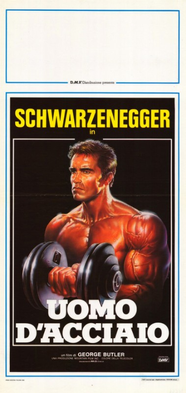 Repro 30x40cm - PUMPING IRON - Italienne