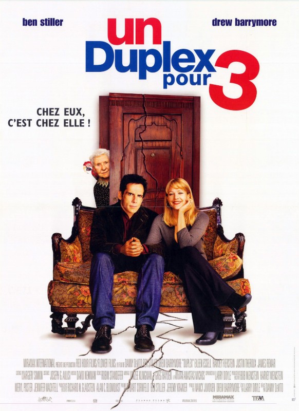 Affiche - UN DUPLEX POUR TROIS - 40x55cm