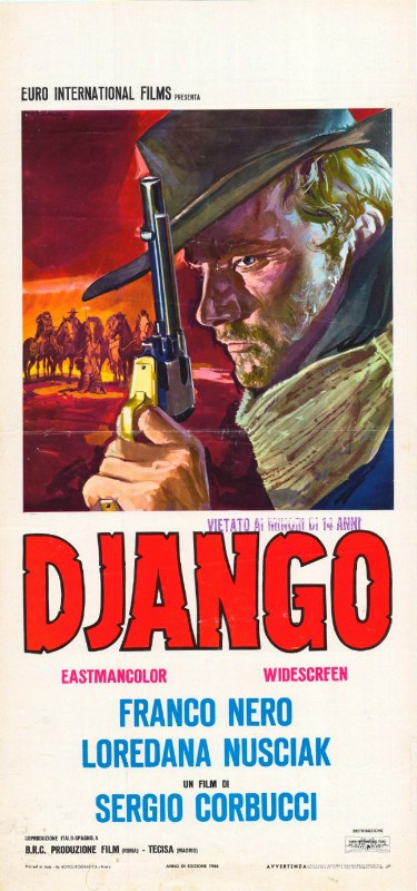 Repro 30x40cm - DJANGO - Italienne