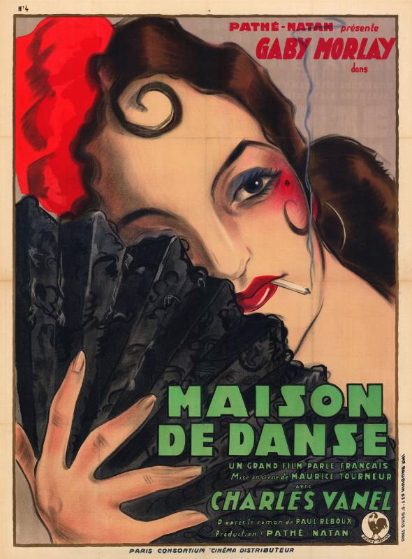Repro 30x40cm - MAISON DE DANSE - Française