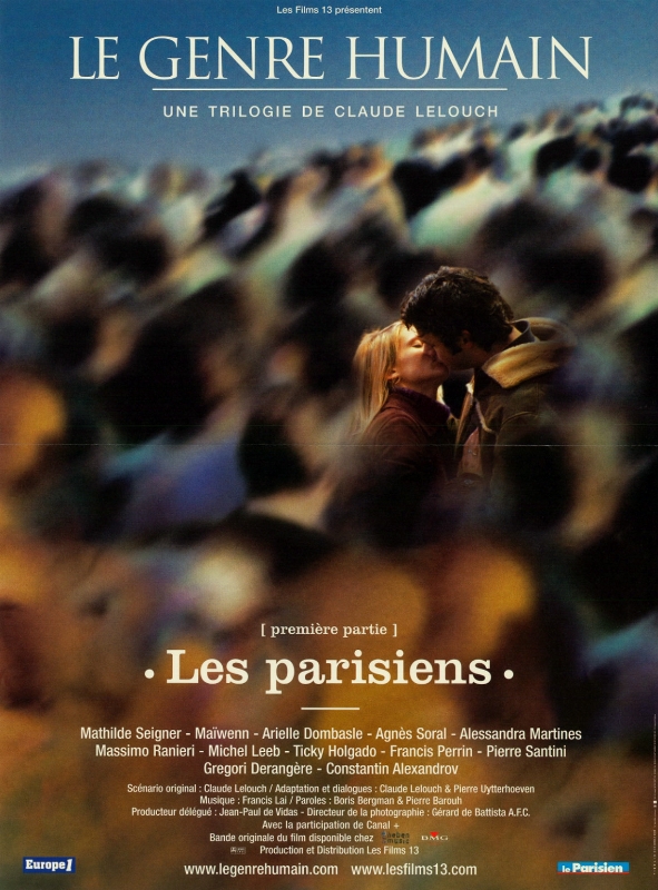 Affiche - GENRE HUMAIN : LES PARISIENS - 40x55cm