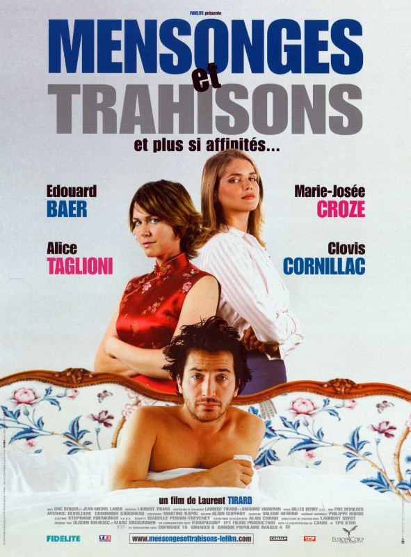 Affiche - MENSONGES ET TRAHISONS ET PLUS SI AFFINITES - 40x55cm