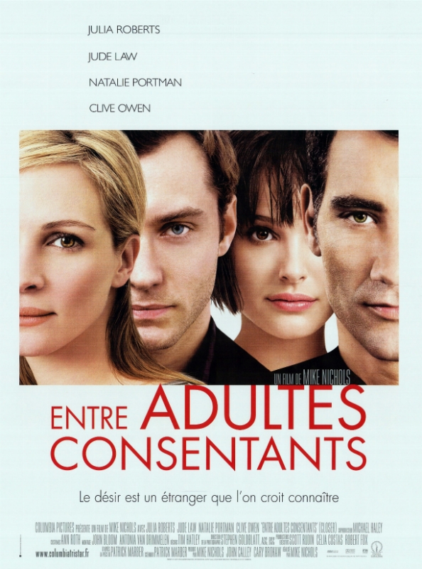 Affiche - ENTRE ADULTES CONSENTANTS - 40x55cm