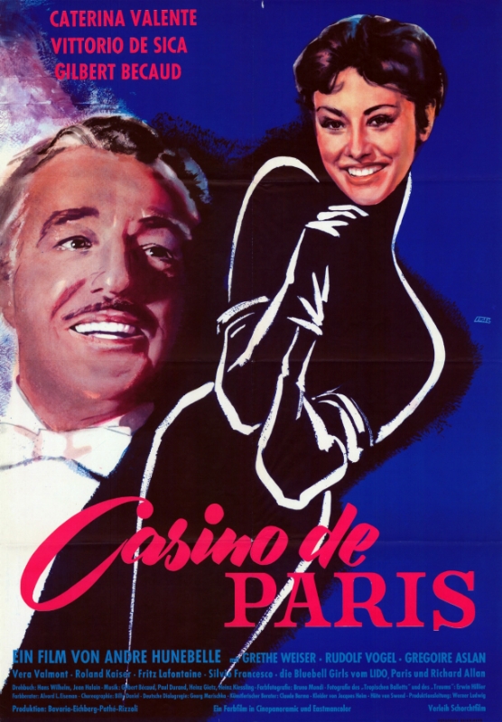Repro 30x40cm - CASINO DE PARIS - Allemande