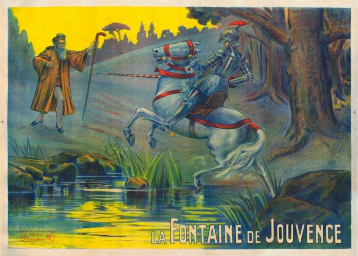 Repro 30x40cm - FONTAINE DE JOUVENCE (la) - Française