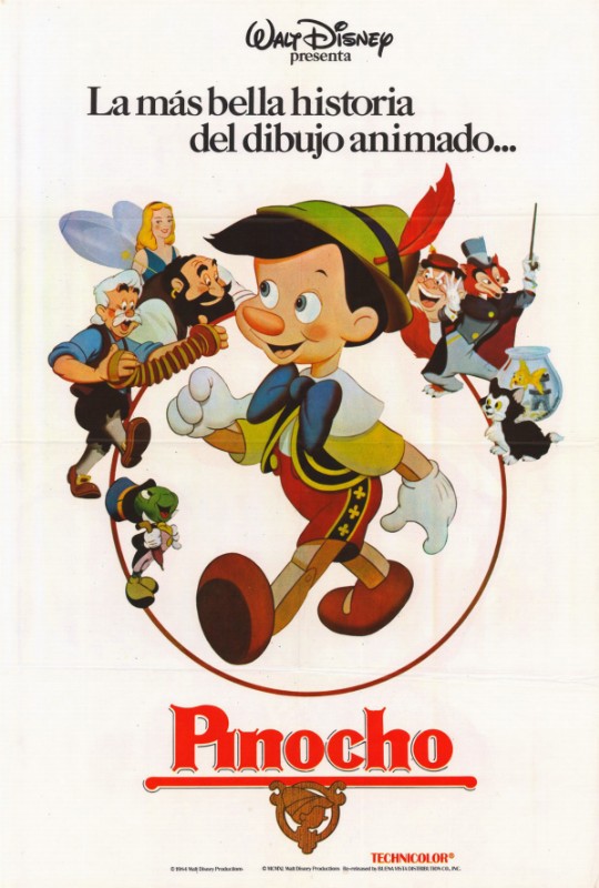 Affiche - PINOCCHIO - Ressortie 70x105cm