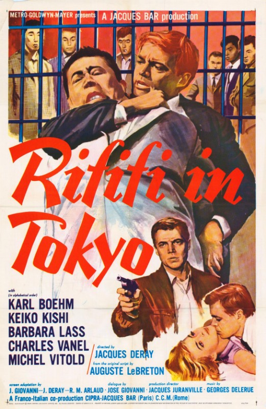 Repro 30x40cm - DU RIFIFI A TOKYO - U.S.
