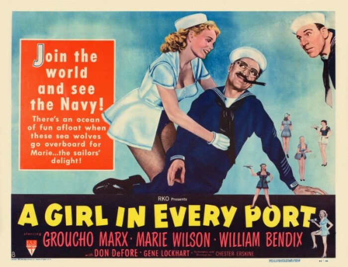 Repro 30x40cm - GIRL IN EVERY PORT (a) - U.S.