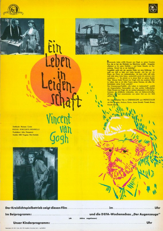 Affiche - VIE PASSIONNEE DE VAN GOGH (la) - 40x55cm