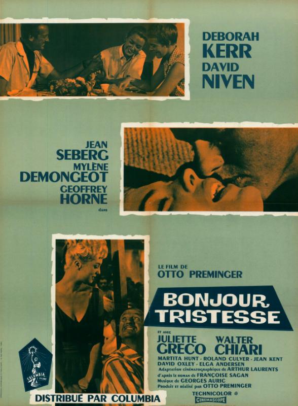 Repro 30x40cm - BONJOUR TRISTESSE - Française