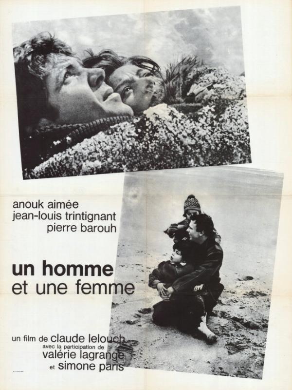 Repro 30x40cm - UN HOMME ET UNE FEMME - Française