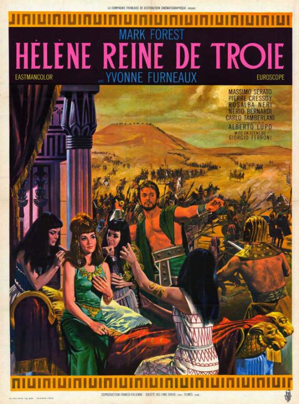 Repro 30x40cm - HELENE, REINE DE TROIE - Italienne
