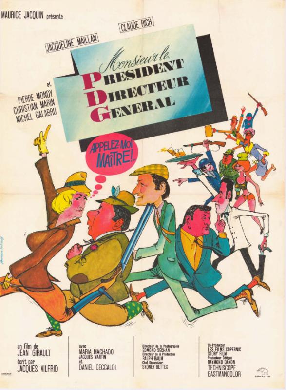 Affiche - MONSIEUR LE P.D.G. - 60x80cm