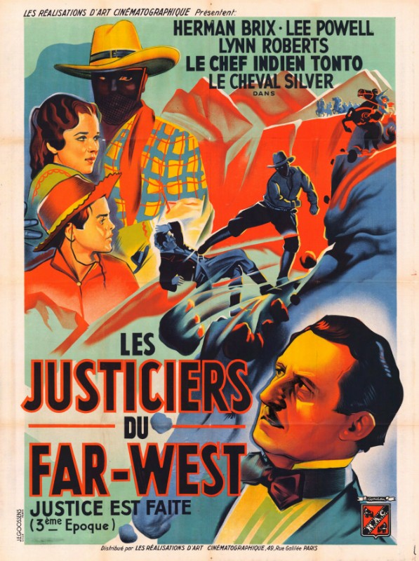 Repro 30x40cm - JUSTICIERS DU FAR-WEST (les) - Française
