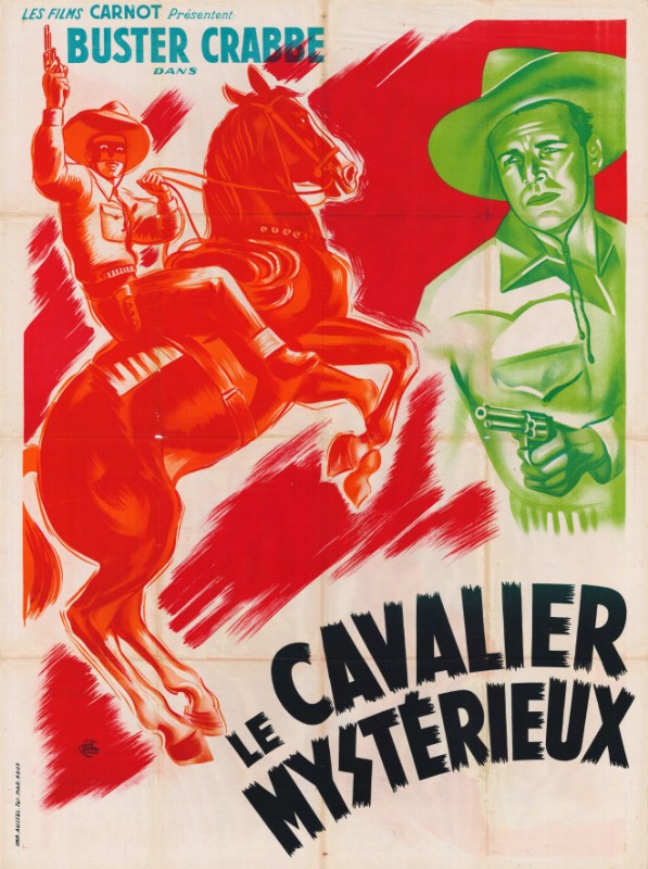 Repro 30x40cm - CAVALIER MYSTERIEUX (le) - Française