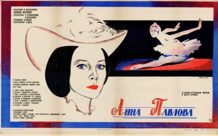 Affiche - ANNA PAVLOVA - 60x100cm