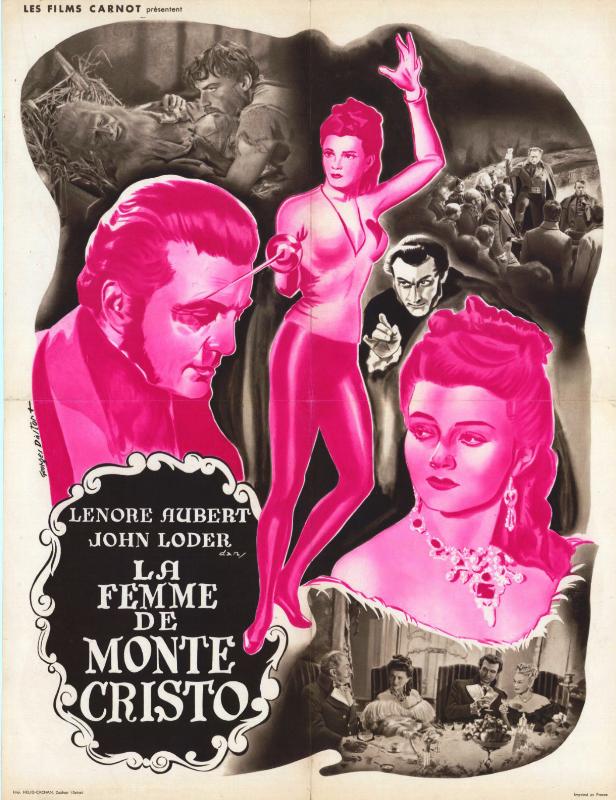 Repro 30x40cm - FEMME DE MONTE CRISTO (la) - Française