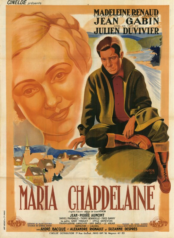 Repro 30x40cm - MARIA CHAPDELAINE - Française