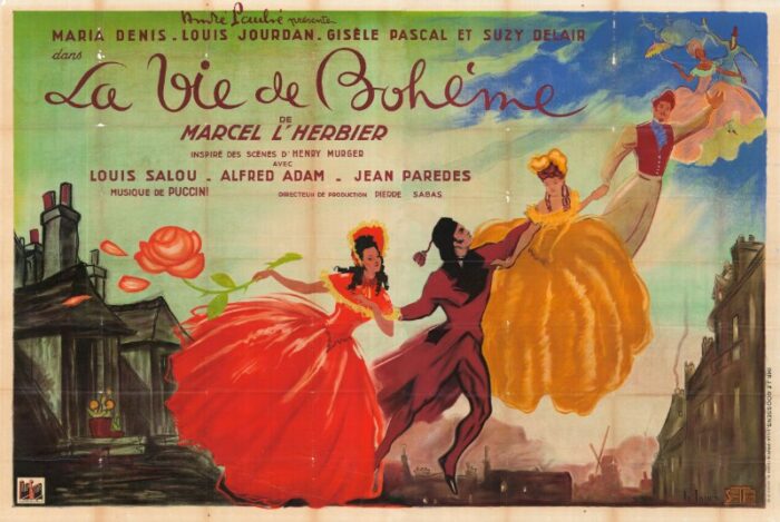 Repro 30x40cm - VIE DE BOHEME (la) - Française