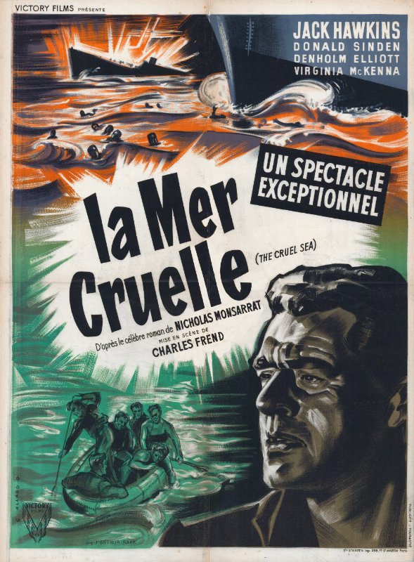 Repro 30x40cm - MER CRUELLE (la) - Française