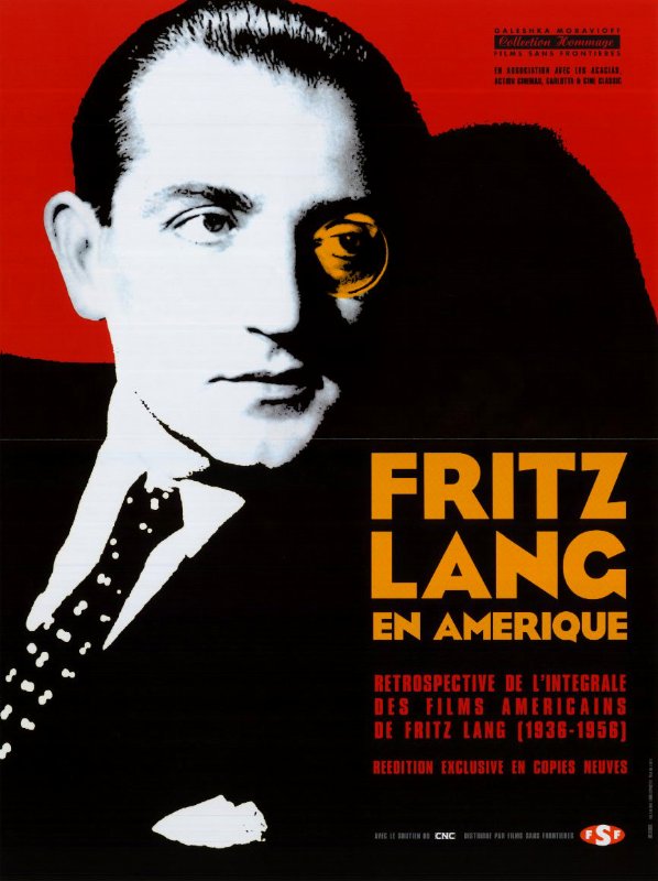 Affiche - FRITZ LANG EN AMERIQUE - 40x55cm