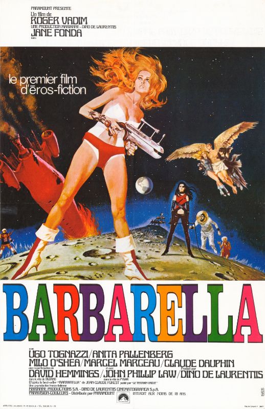 Repro 30x40cm - BARBARELLA - Française