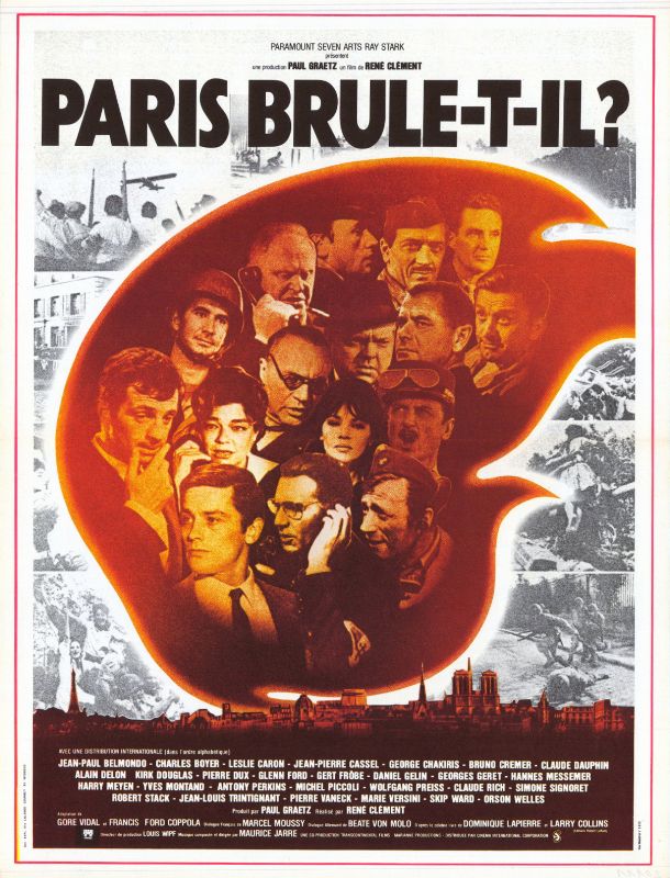 Repro 30x40cm - PARIS BRULE-T-IL ? - Française