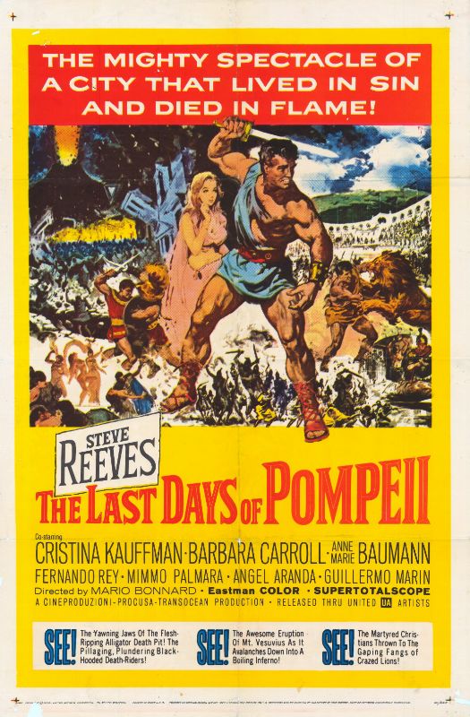 Repro 30x40cm - DERNIERS JOURS DE POMPEI (les) - U.S.