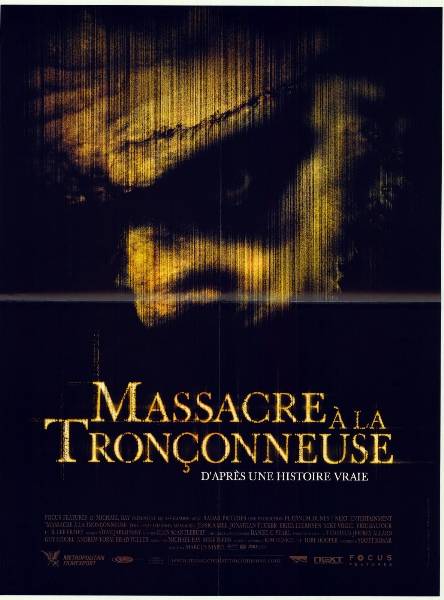 Affiche - MASSACRE A LA TRONCONNEUSE - 120x160cm B