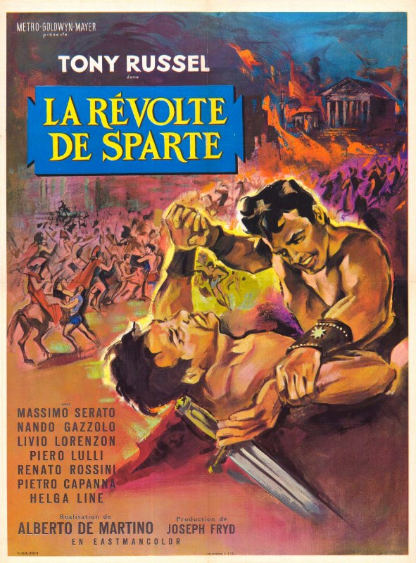 Repro 30x40cm - REVOLTE DE SPARTE (la) - Française