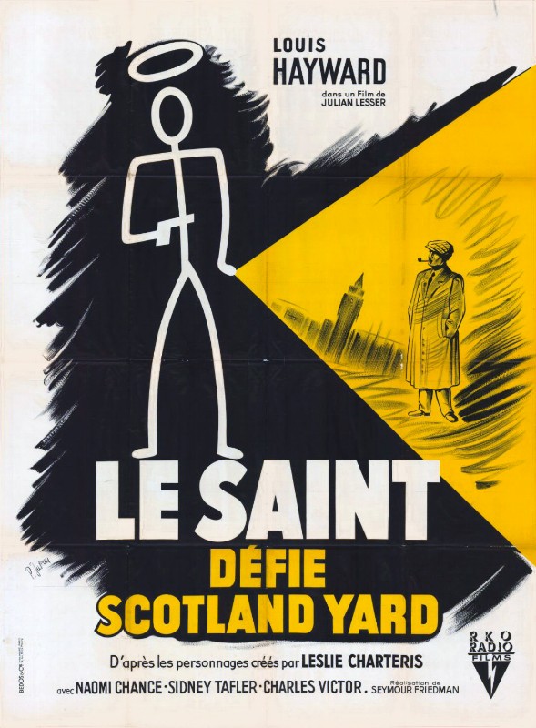 Repro 30x40cm - SAINT DEFIE SCOTLAND YARD (le) - Française
