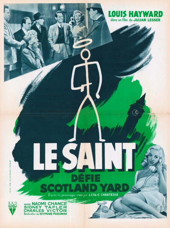 Repro 30x40cm - SAINT DEFIE SCOTLAND YARD (le) - Française