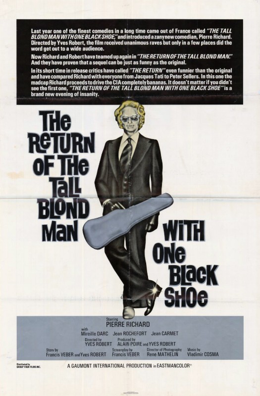 Repro 30x40cm - RETOUR DU GRAND BLOND (le) - U.S.