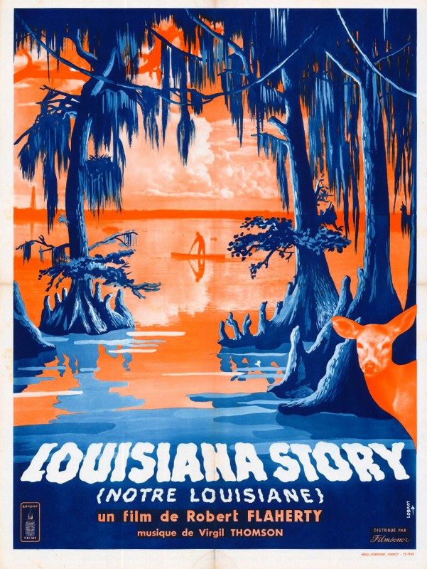 Repro 30x40cm - LOUISIANA STORY - Française