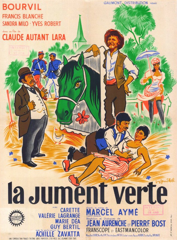 Repro 30x40cm - JUMENT VERTE (la) - Française