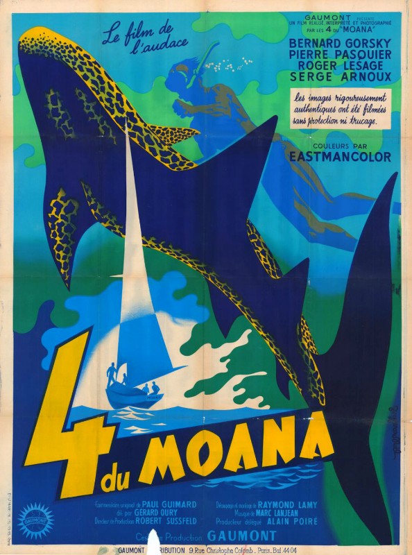 Repro 30x40cm - QUATRE DU MOANA - Française