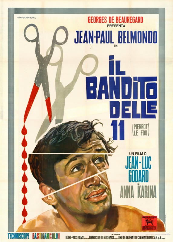 Repro 30x40cm - PIERROT LE FOU - Italienne