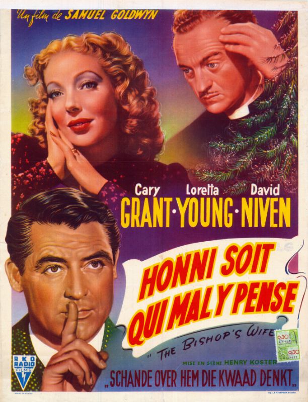 Repro 30x40cm - HONNI SOIT QUI MAL Y PENSE - Belge